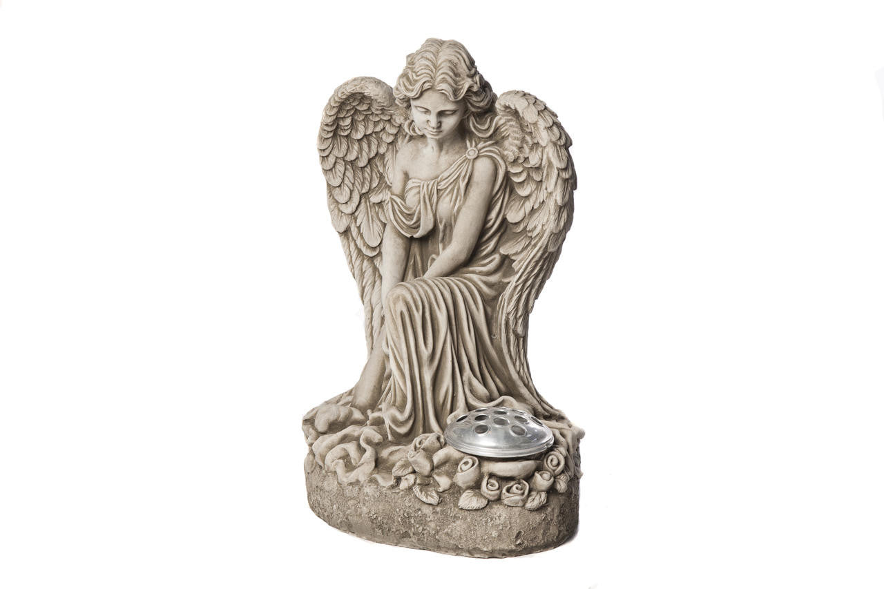 Female Angel Memorial Stone Garden Ornament