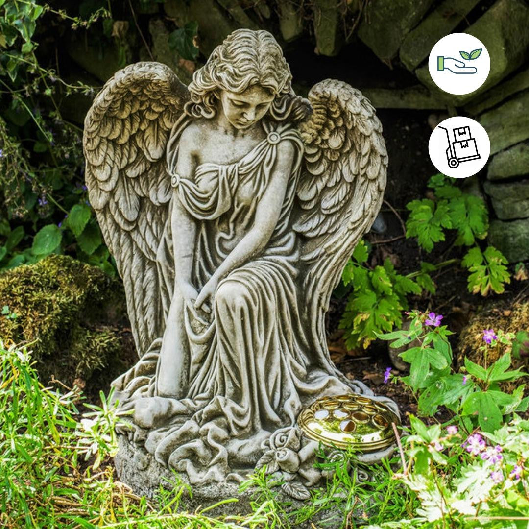 Female Angel Memorial Stone Garden Ornament