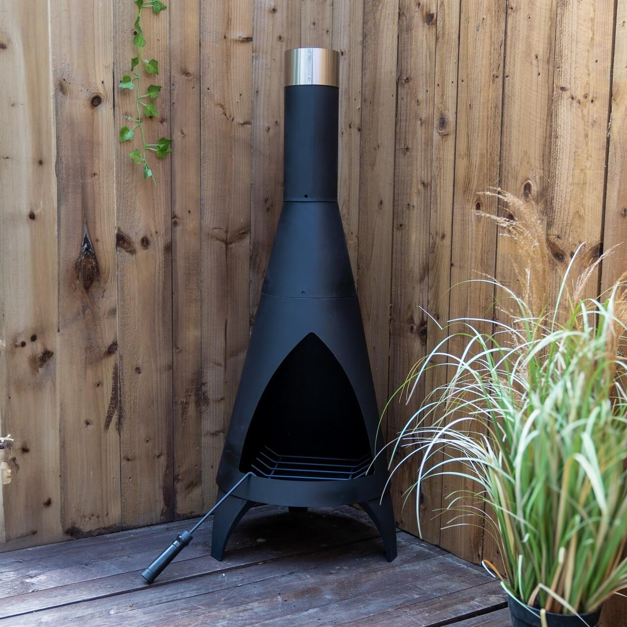 Fire Pit Truro Chiminea 120 cm Tall