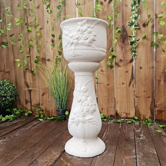 Floral design Sandstone Jardiniere