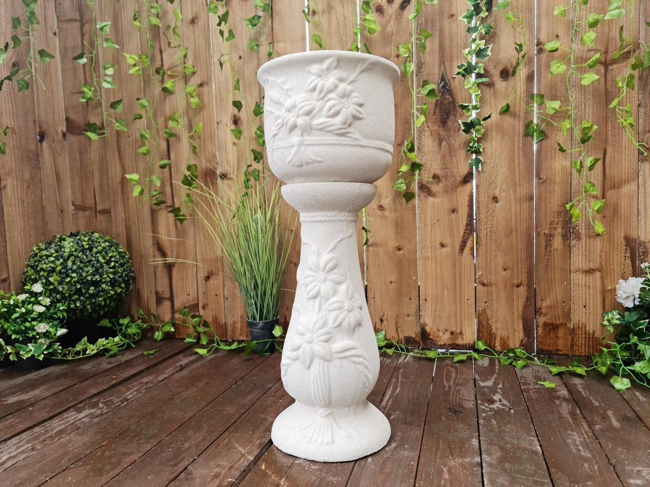 Floral design Sandstone Jardiniere