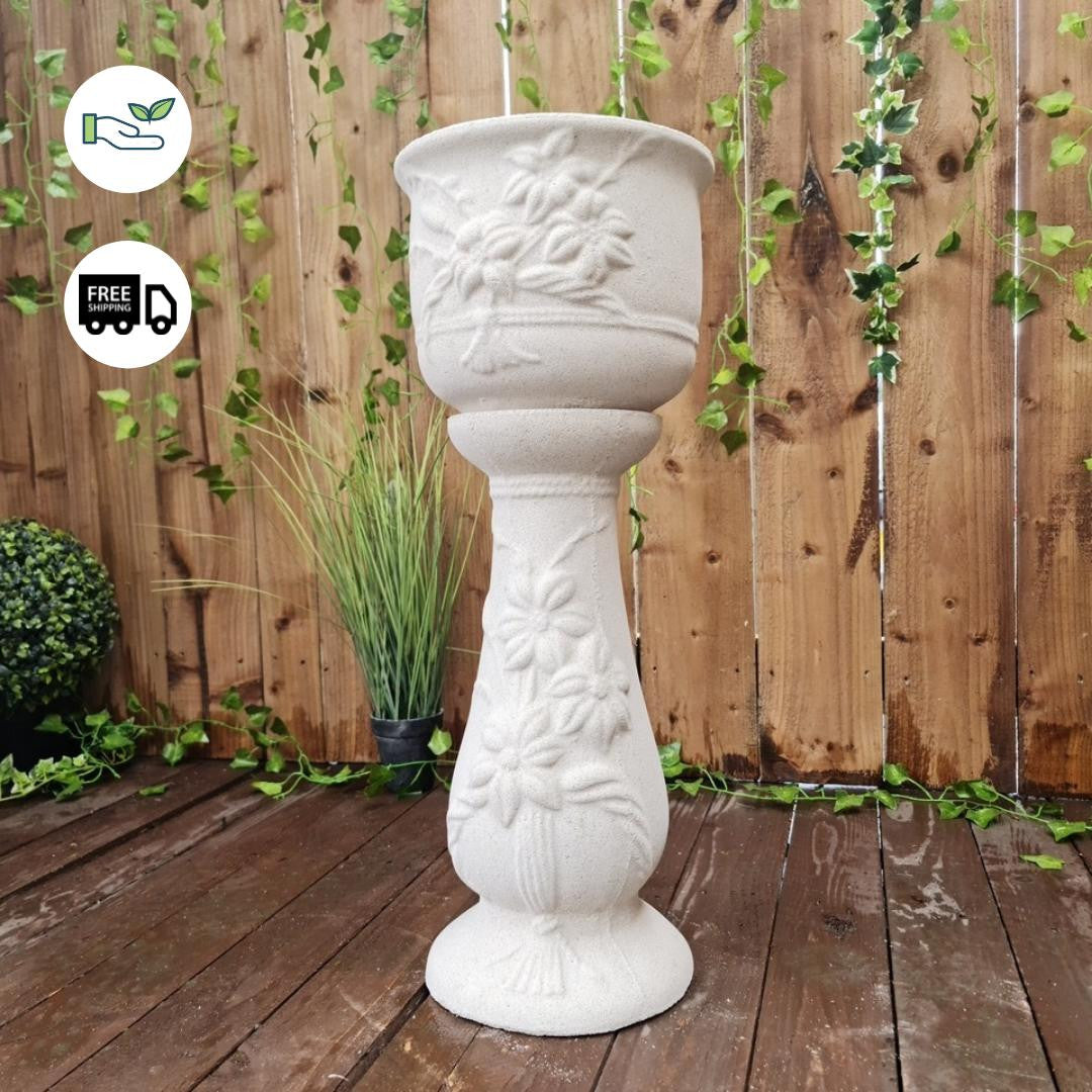 Floral design Sandstone Jardiniere