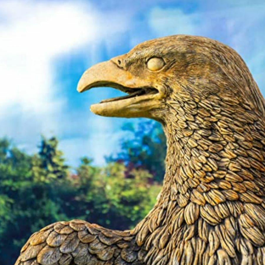 Giant Eagle Stone Cast Statue