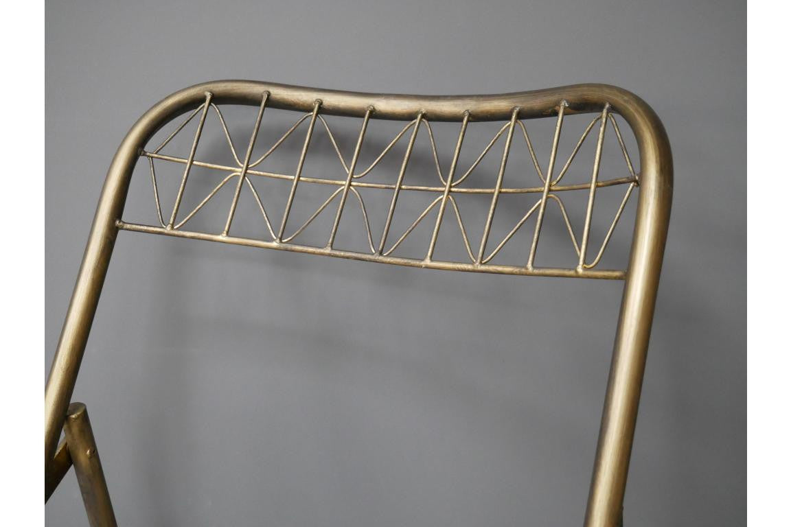 Gold Wired Folding chair