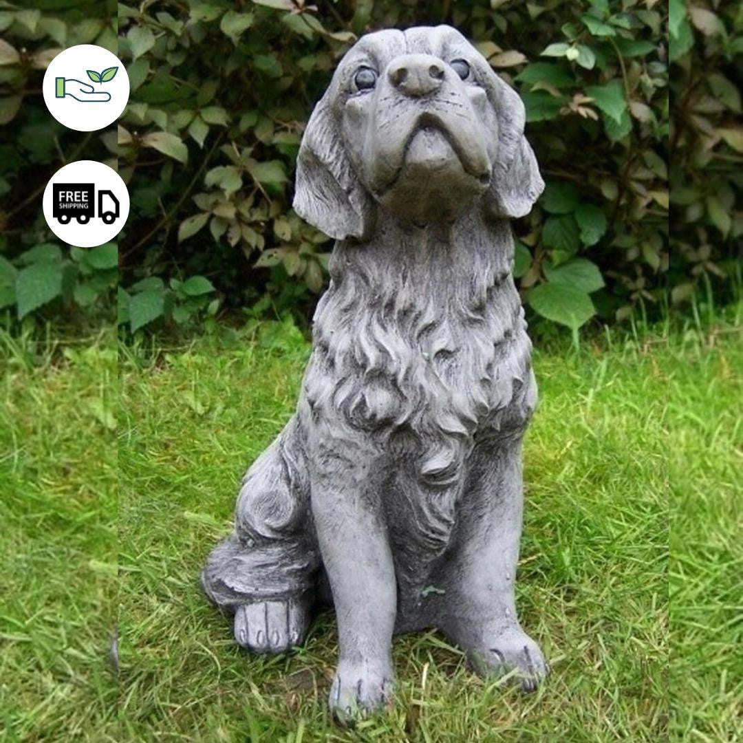 Golden Retriever Dog Garden statue