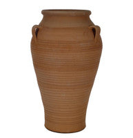 Handcrafted Pair of Traditional Cretan Pithos Terracotta Pots