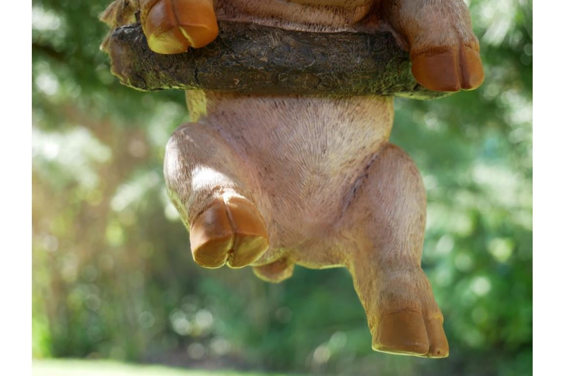Hanging Pig Outdoor Ornament