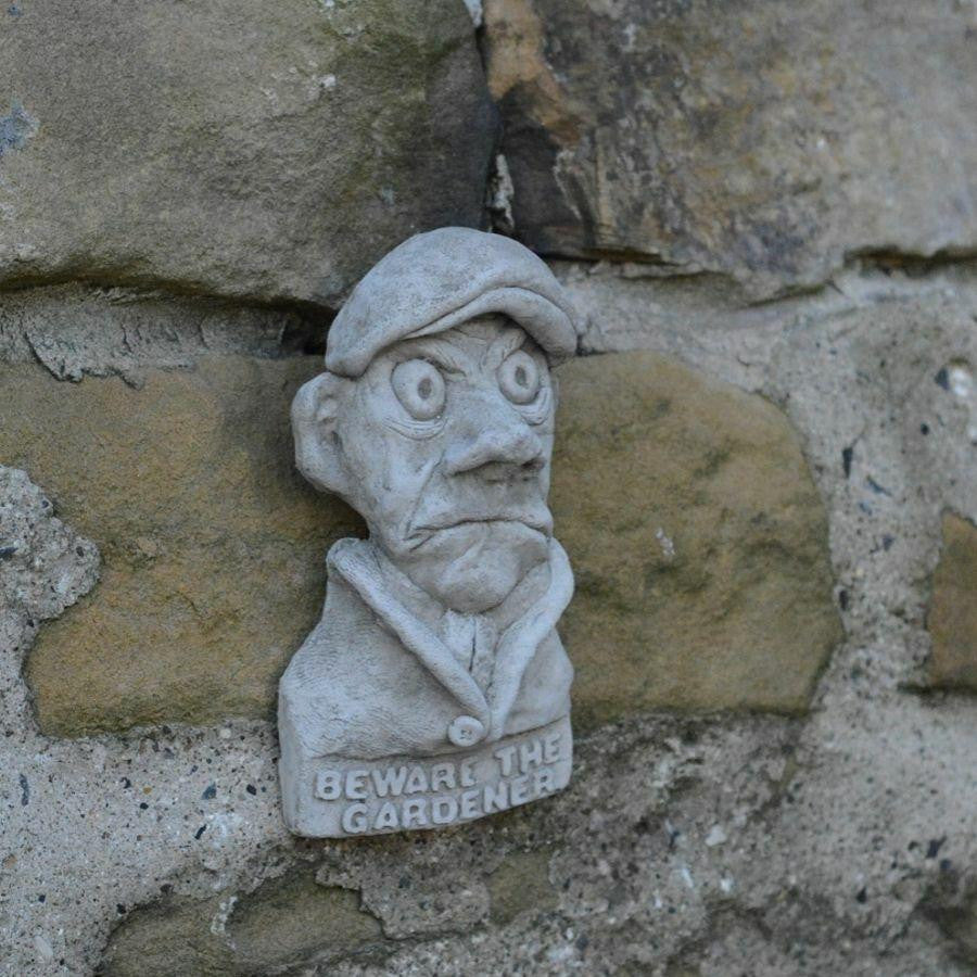 Hilarious Beware of the Gardener Plaque