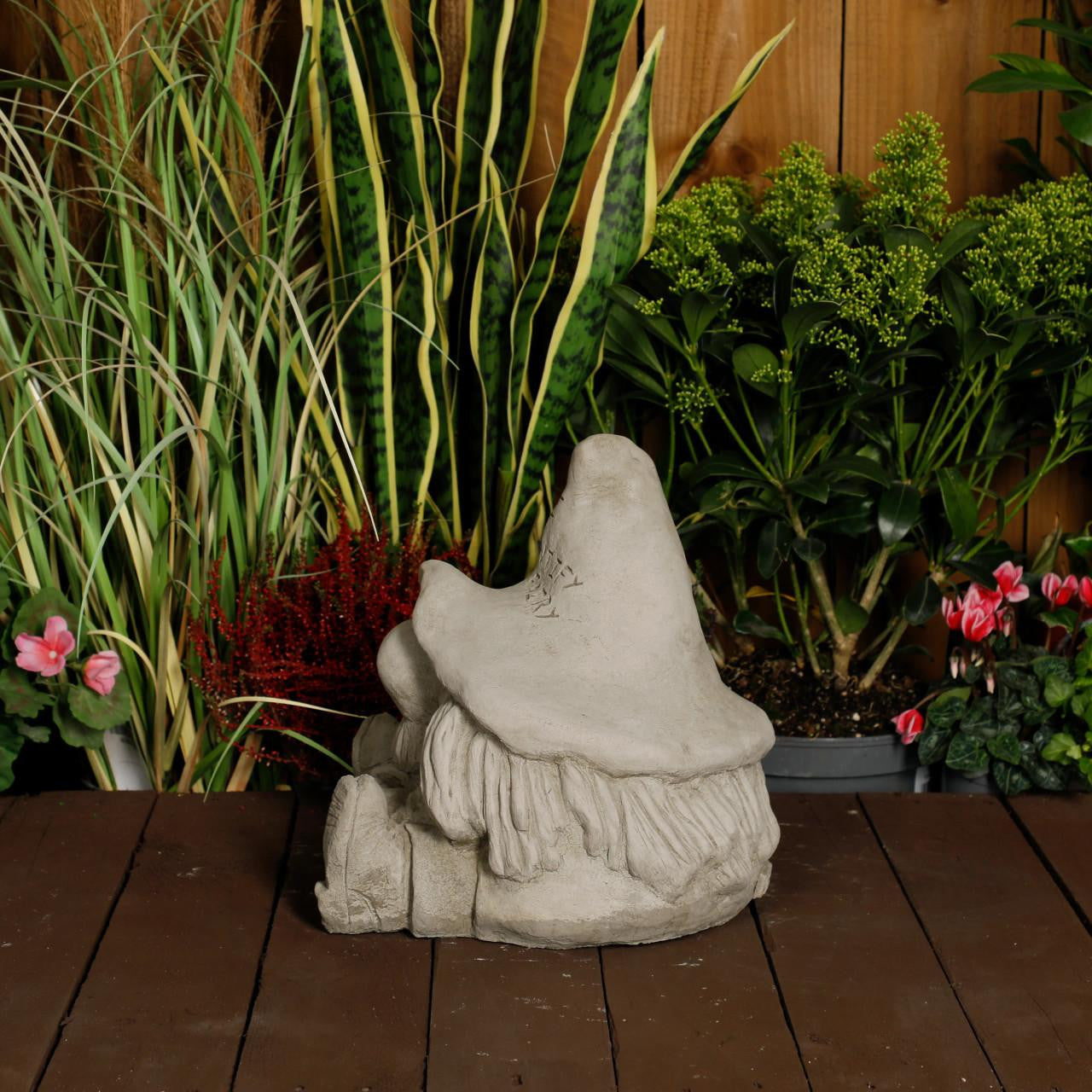 “I Identify as a Fairy” Stone Cast Gnome Statue
