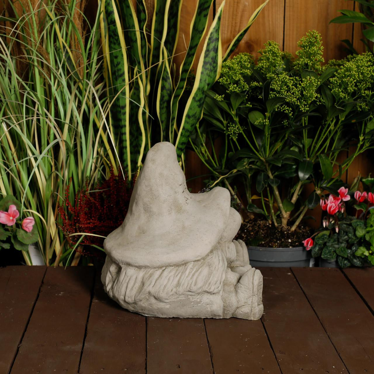 “I Identify as a Fairy” Stone Cast Gnome Statue