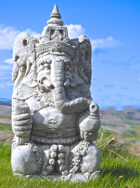 Impressively Large Ganesh Elephant Hindu Deity Statue