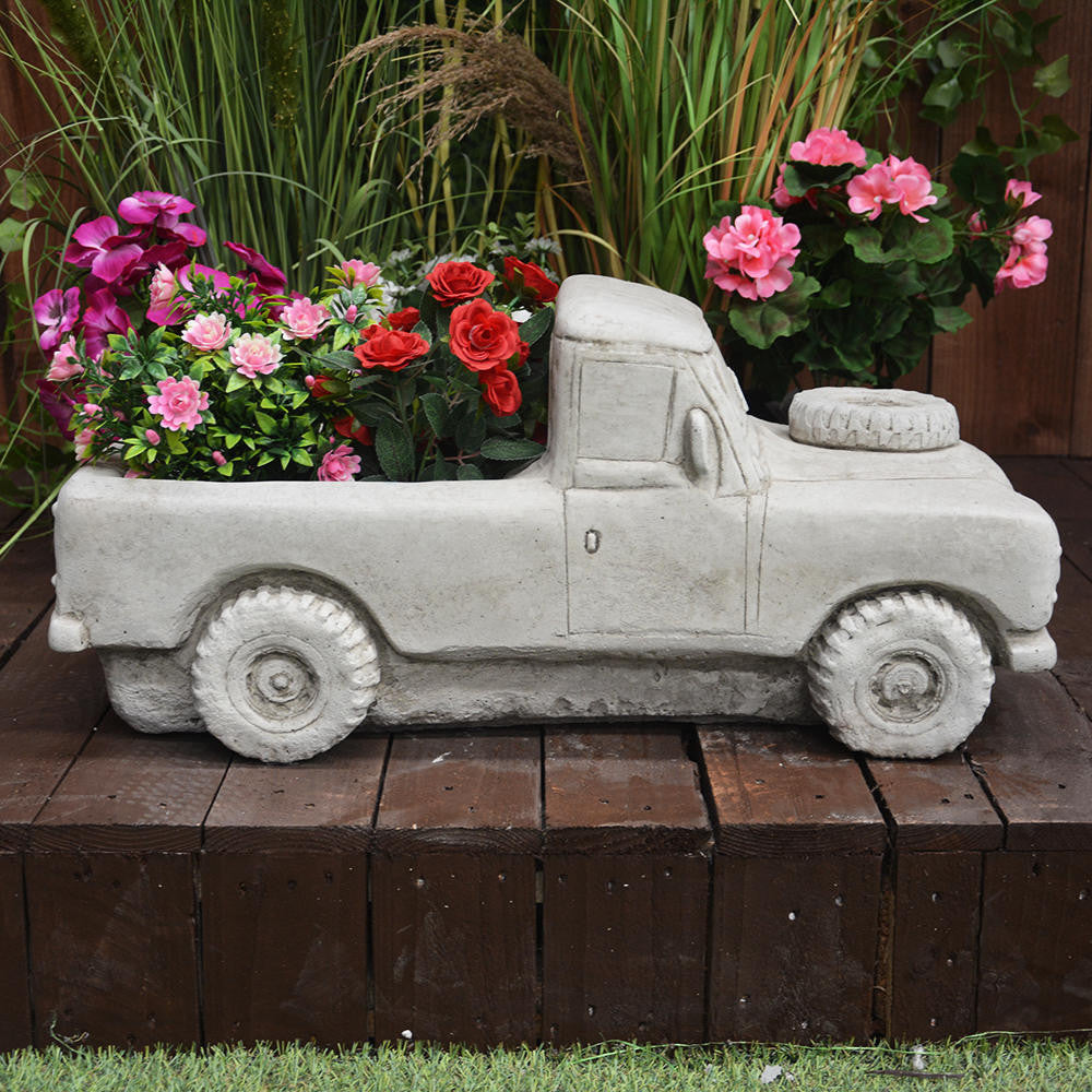 Land Rover Car Garden Planter