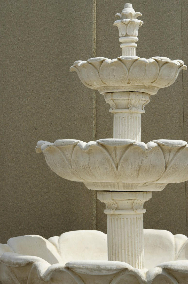 Large 3 Tier Tulip Design Fountain