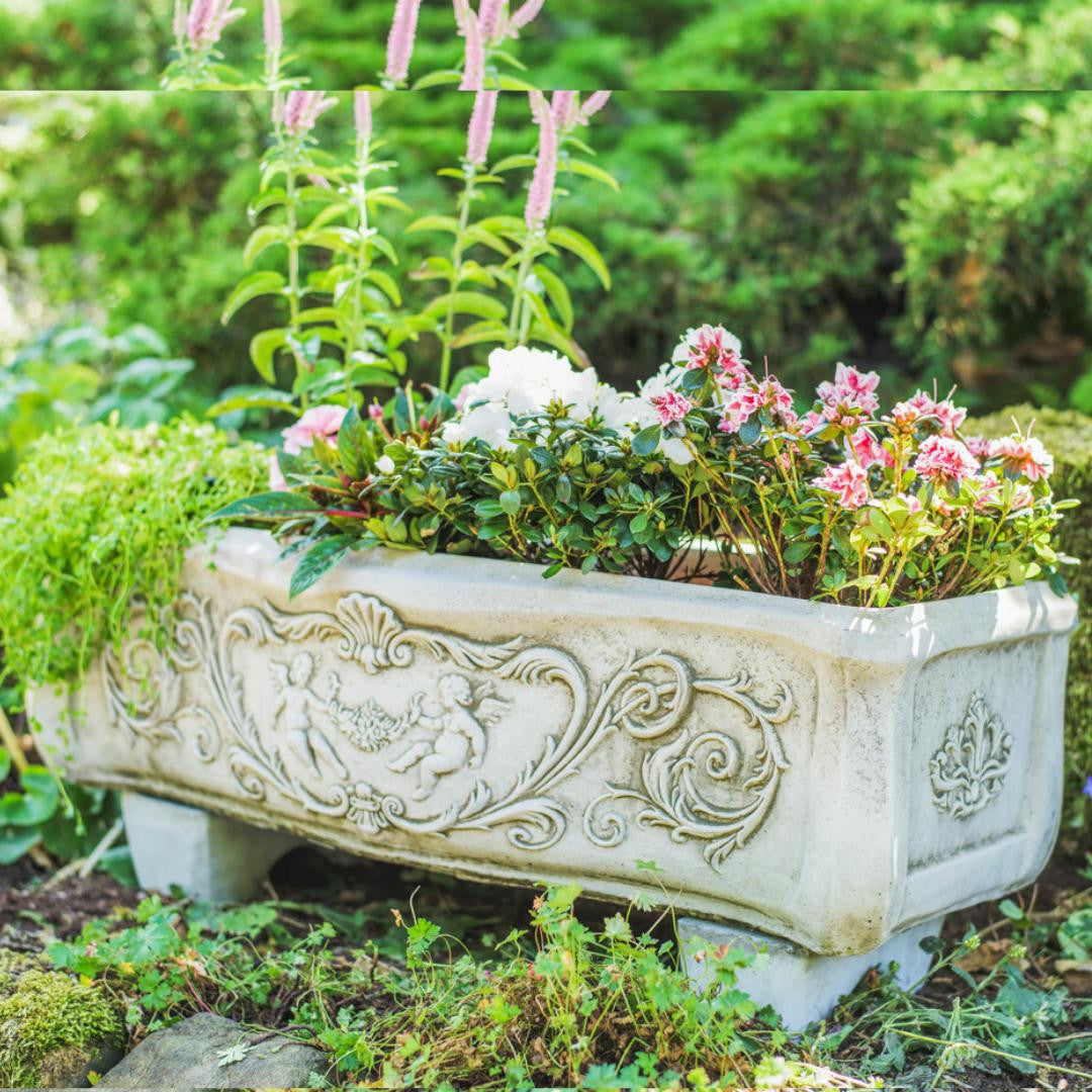 Large Bow Front Curved Decorative Trough
