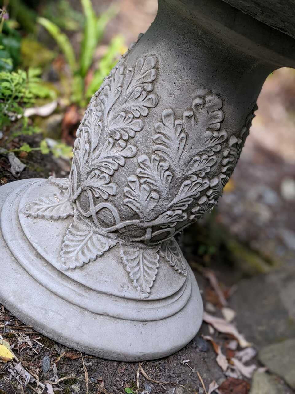 Large Detailed Stone Cast Gothic Vase Planter