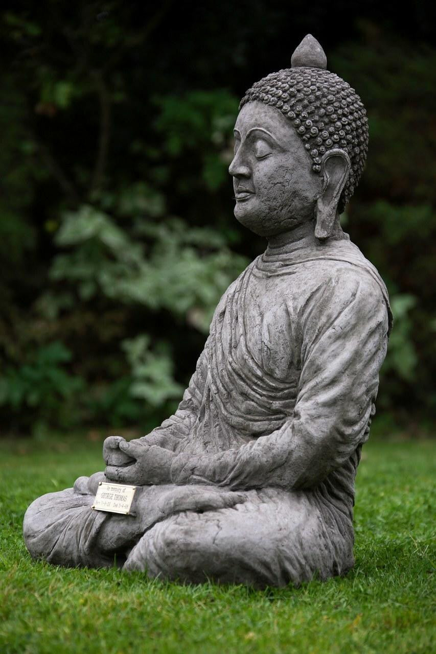 Large Meditating Buddha Garden Ornament