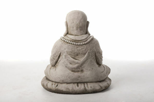 Large Meditating Monk Garden Ornament