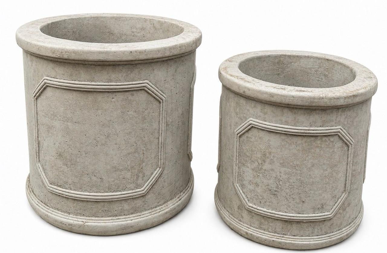 Large Octavia Stone Cast Pot
