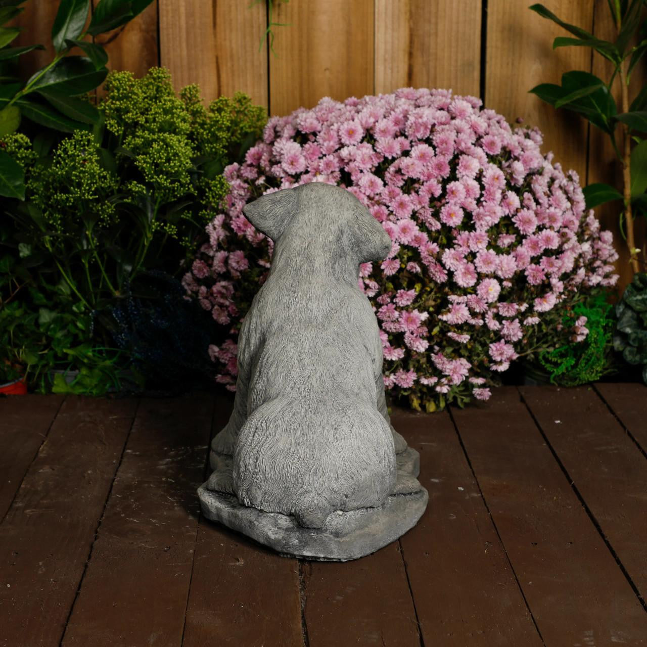Large Schnauzer Stone Dog garden ornament 