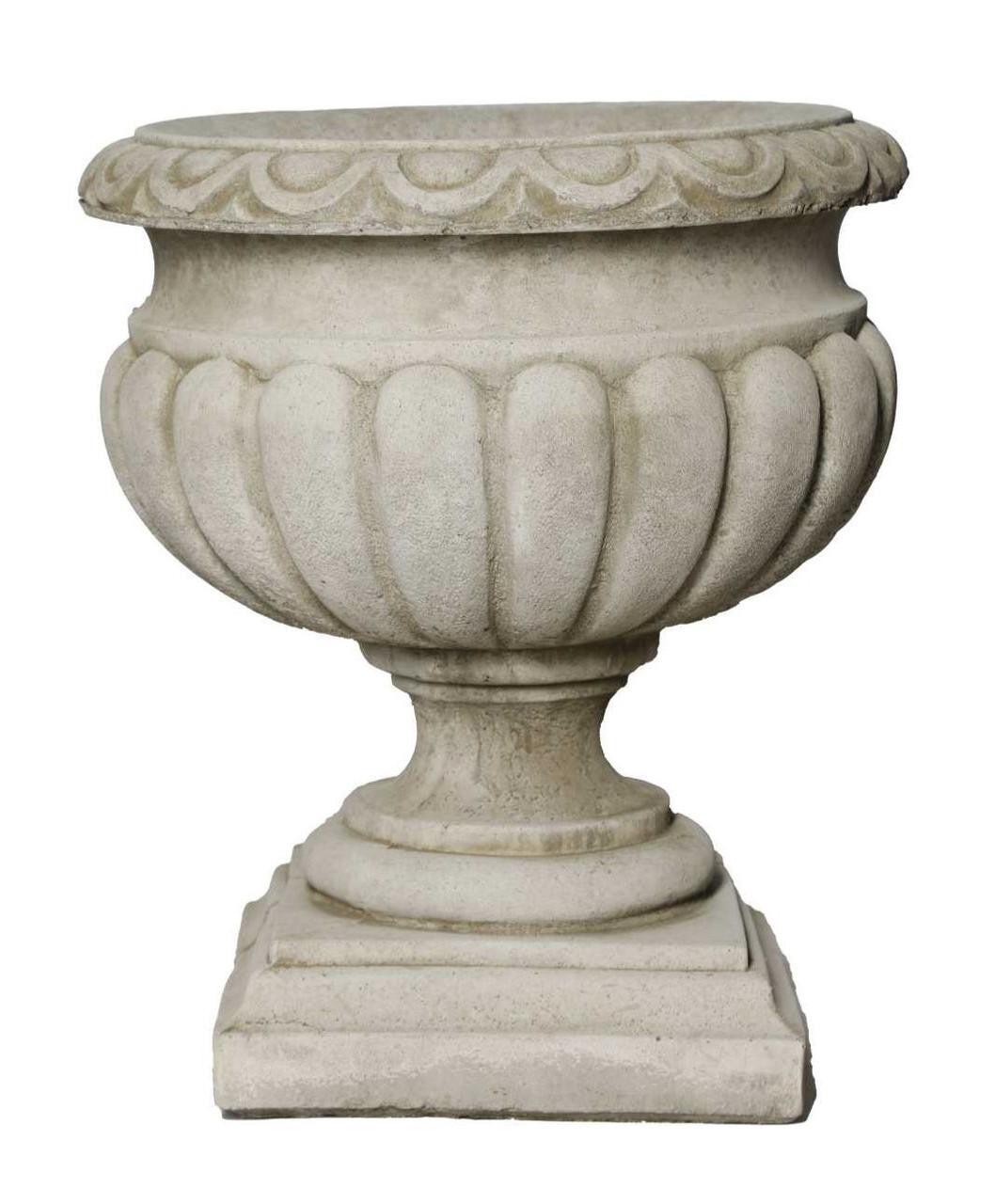 Large Stonecast Tazza Urn Garden Ornament