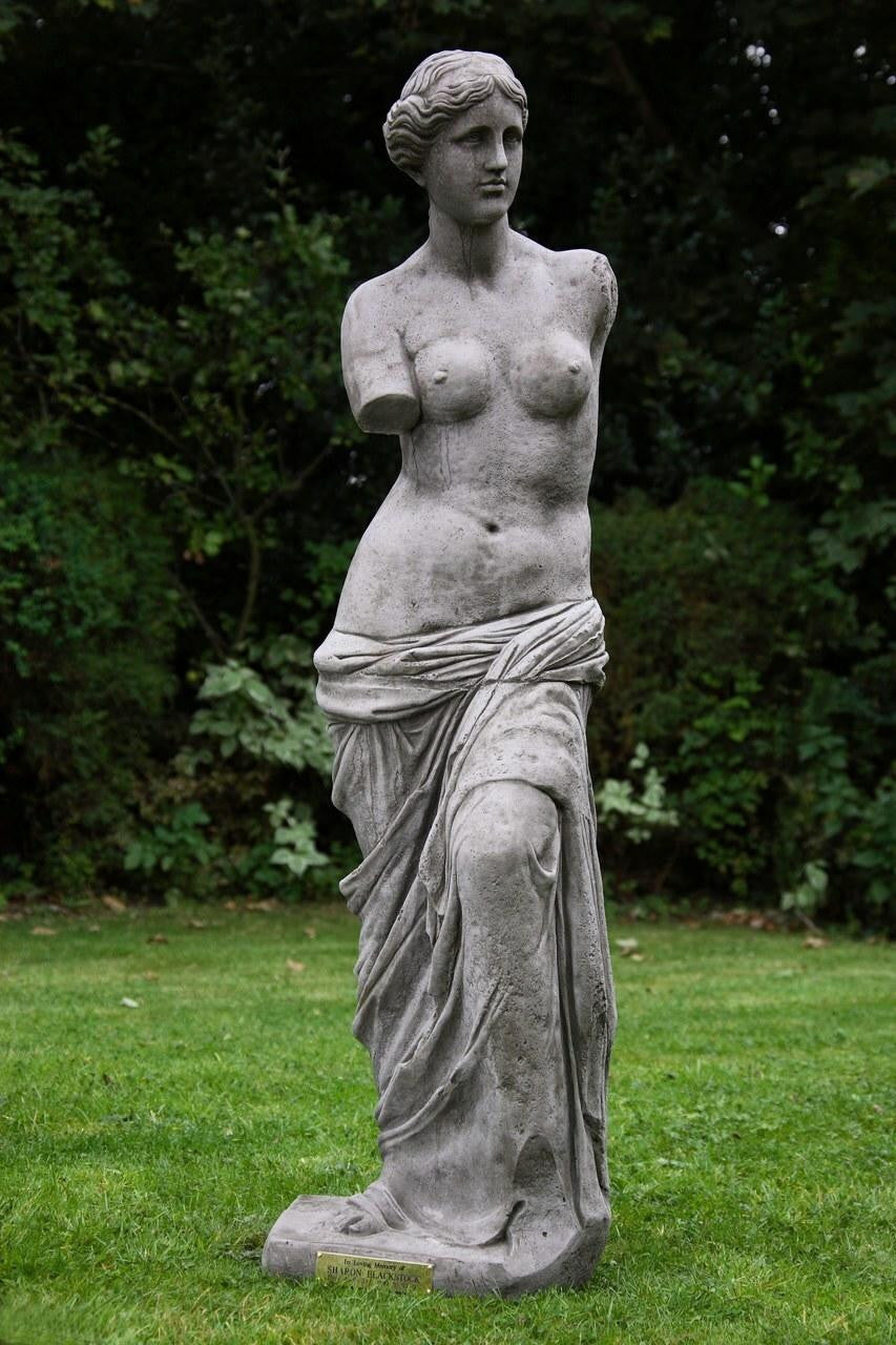 Large Venus de Milo style Garden Statuary