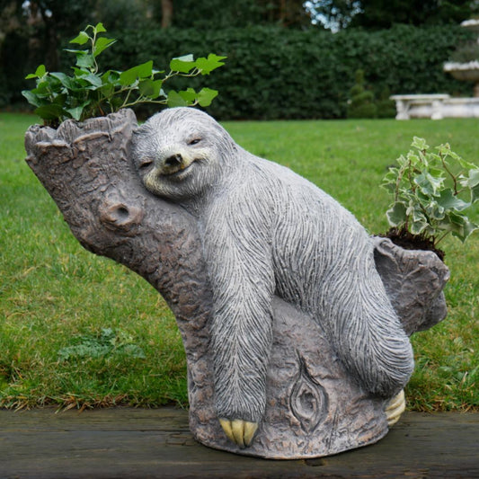 Lovely Sloth Planter Pot Garden Ornament