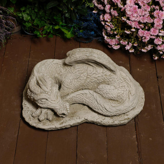 Medium Sleeping Stone cast Dragon 