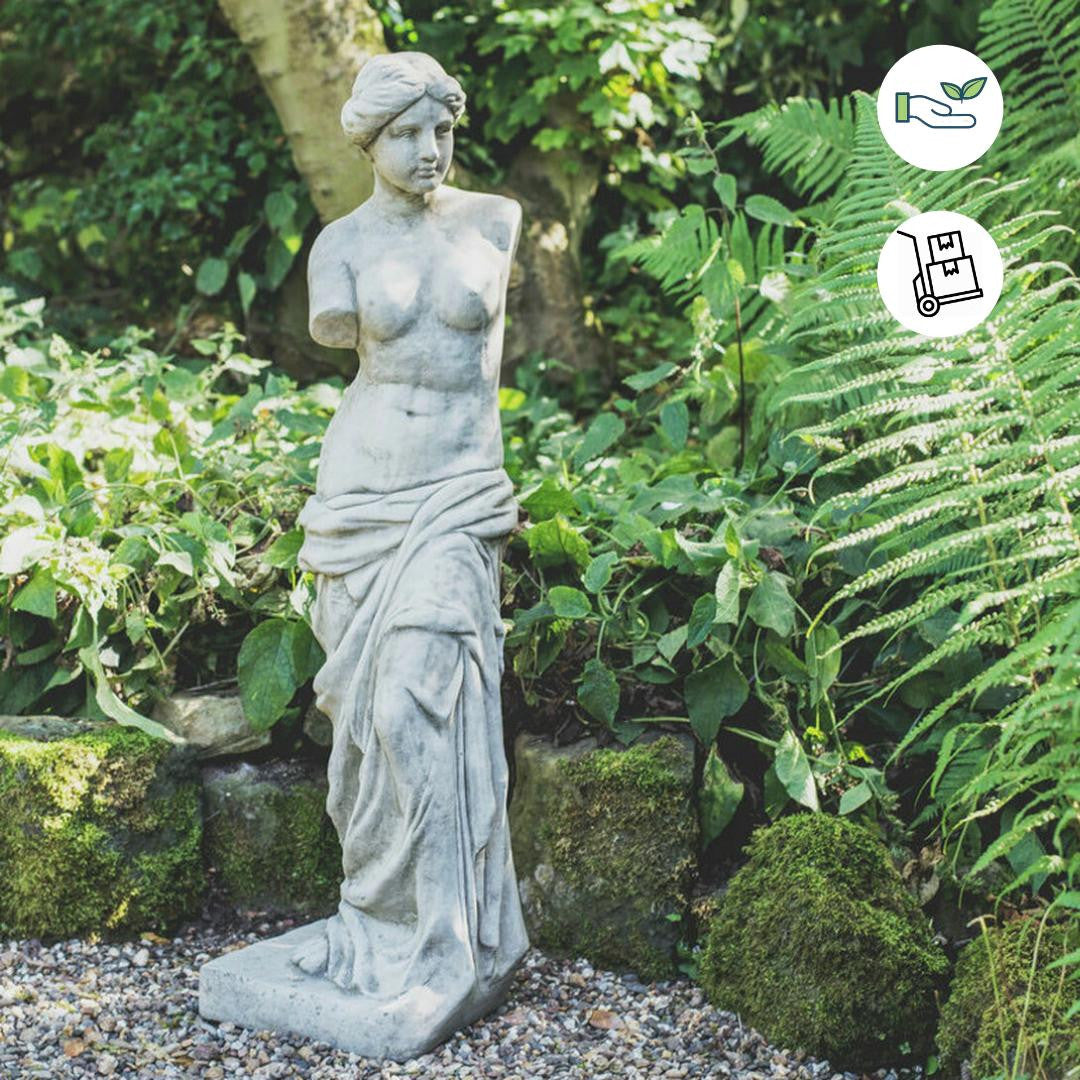 Medium Venus Style Classic Stone Cast Garden Ornament Statuary