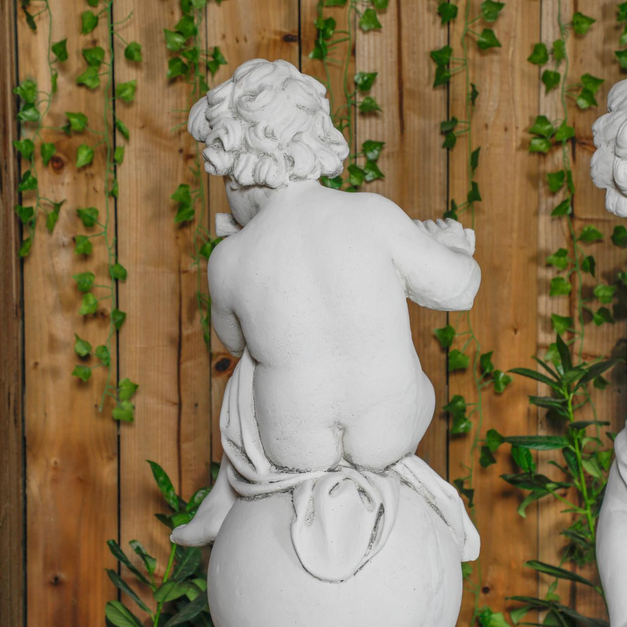 Musical Cherub Statues  
