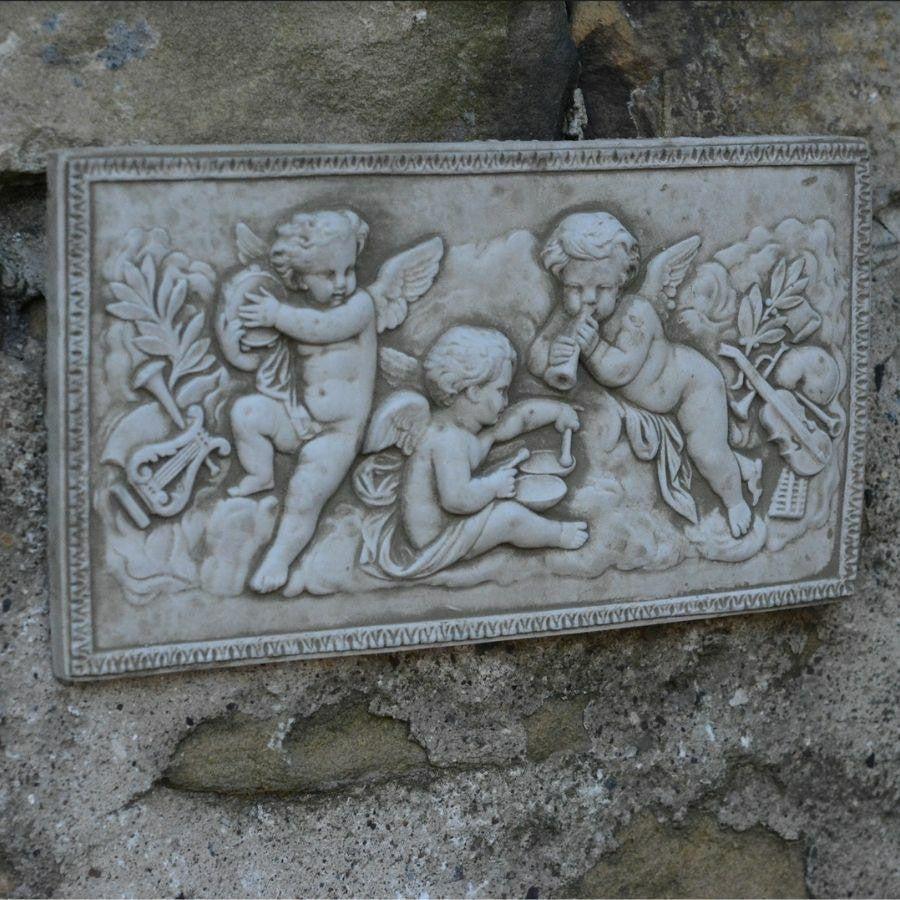 Musical Cherubs Plaque