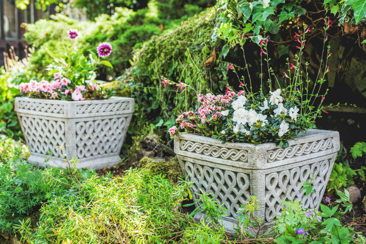 Pair of Large Arabic style Garden planter