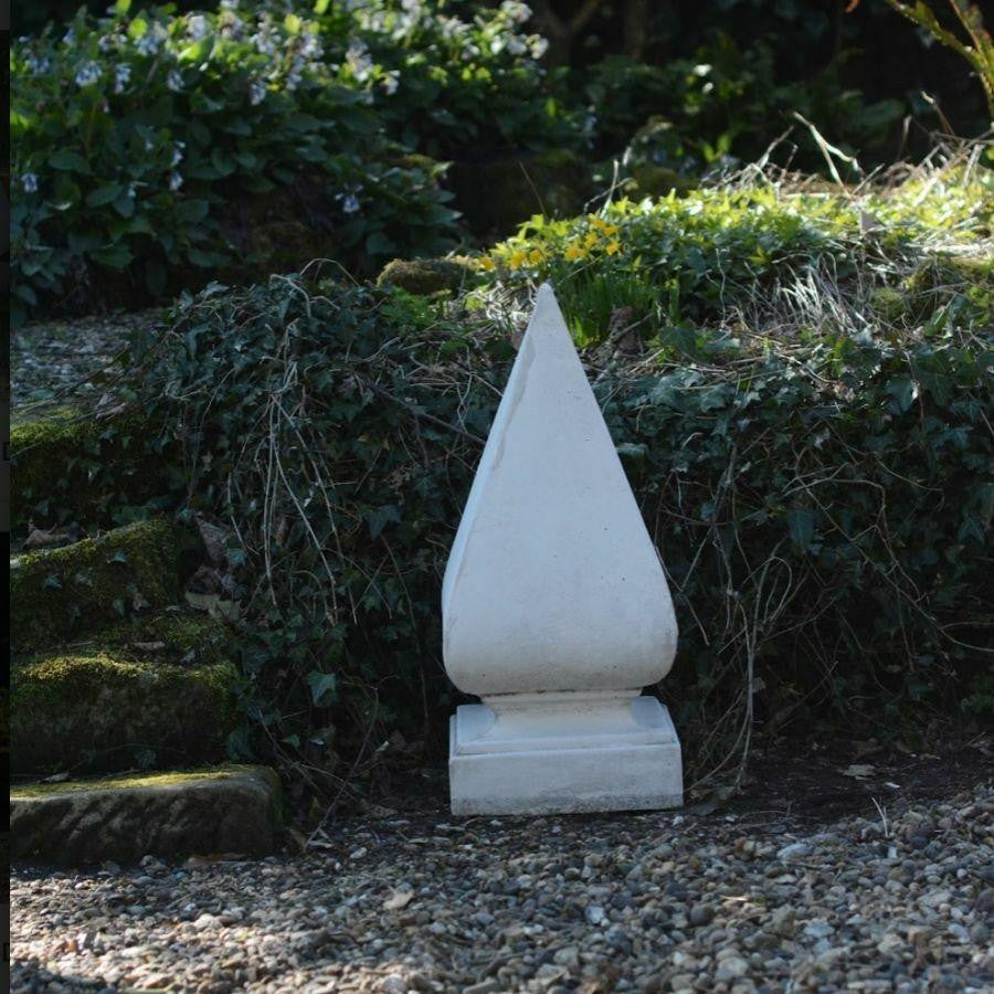 Pair of Large Pyramid Finials
