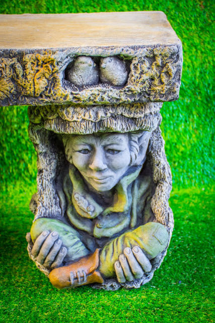 Pixie Goblin Magical Garden Bench