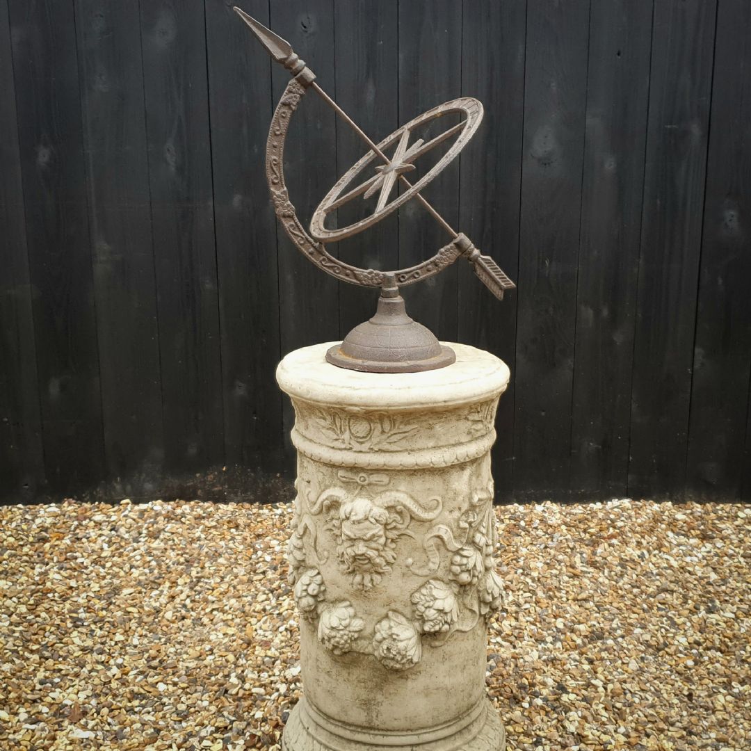 Stonecast Pan Pedestal Large Statuary Pedestal