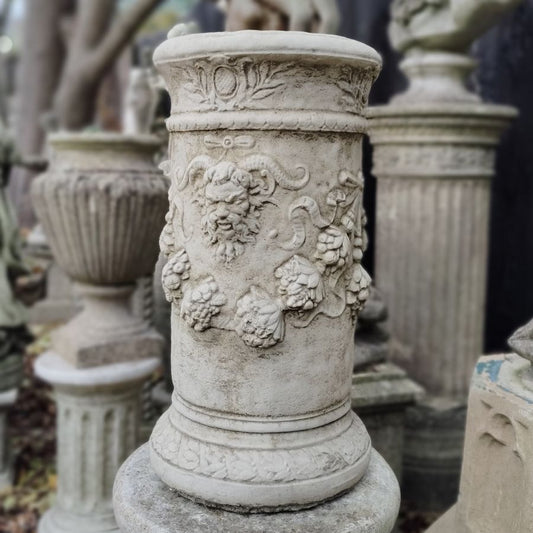 Stonecast Pan Pedestal Large Statuary Pedestal