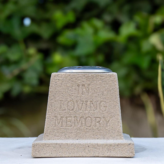 Sandstone Memorial Vase