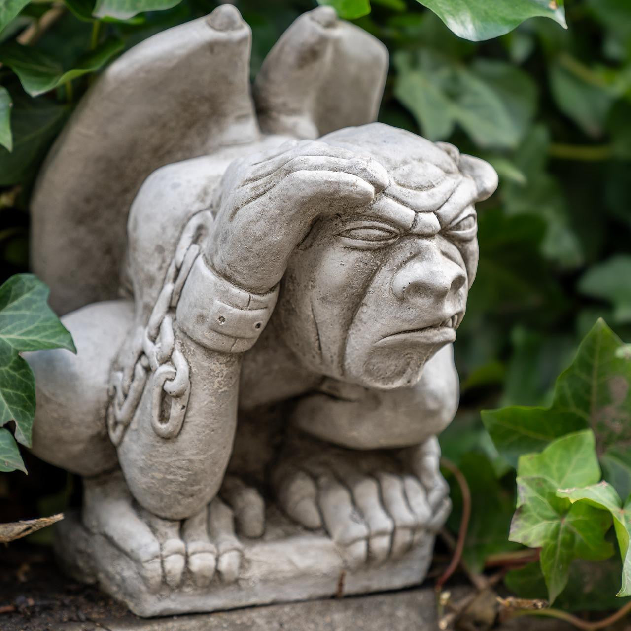 Set of Three Gargoyle statues