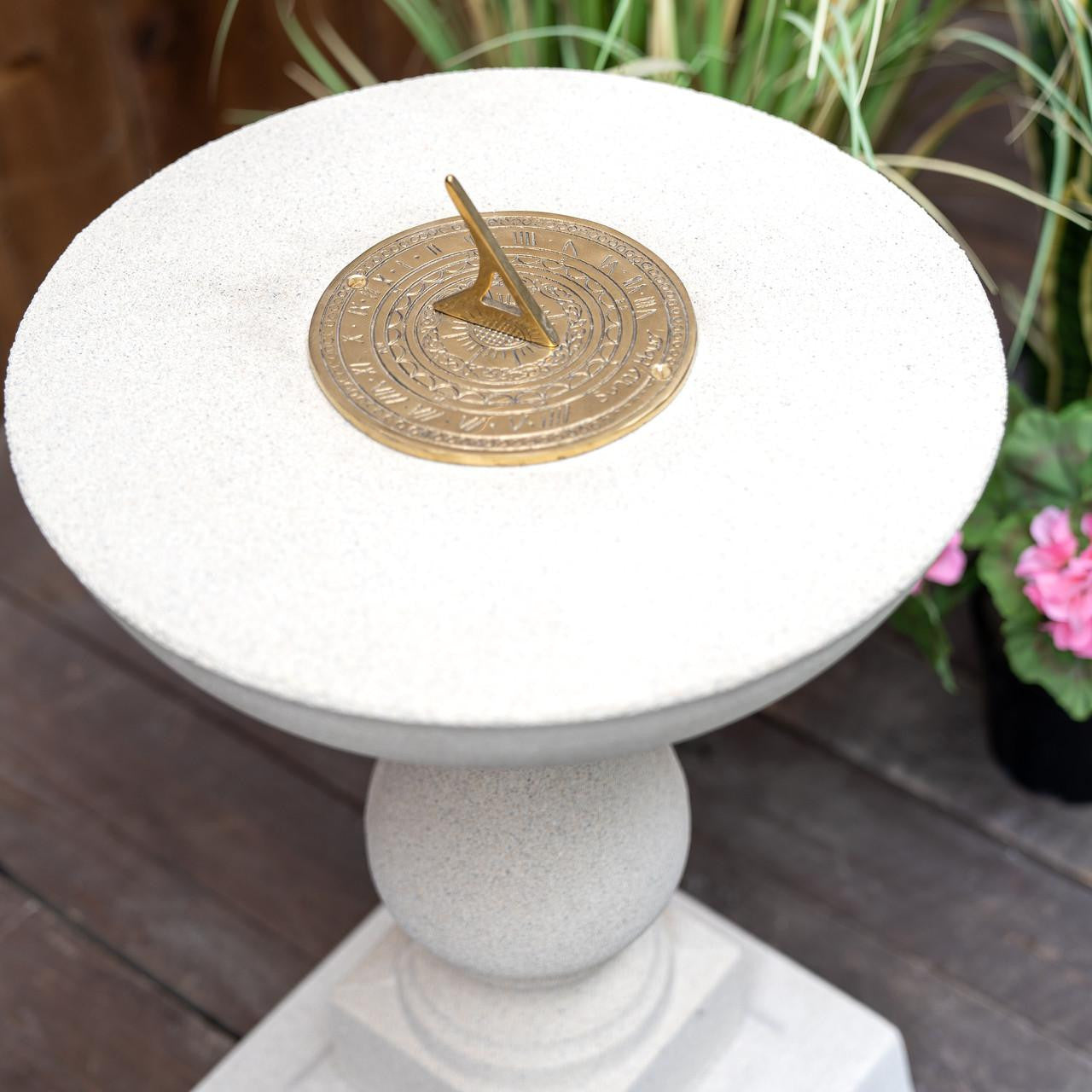Short Classic Sandstone Sundial