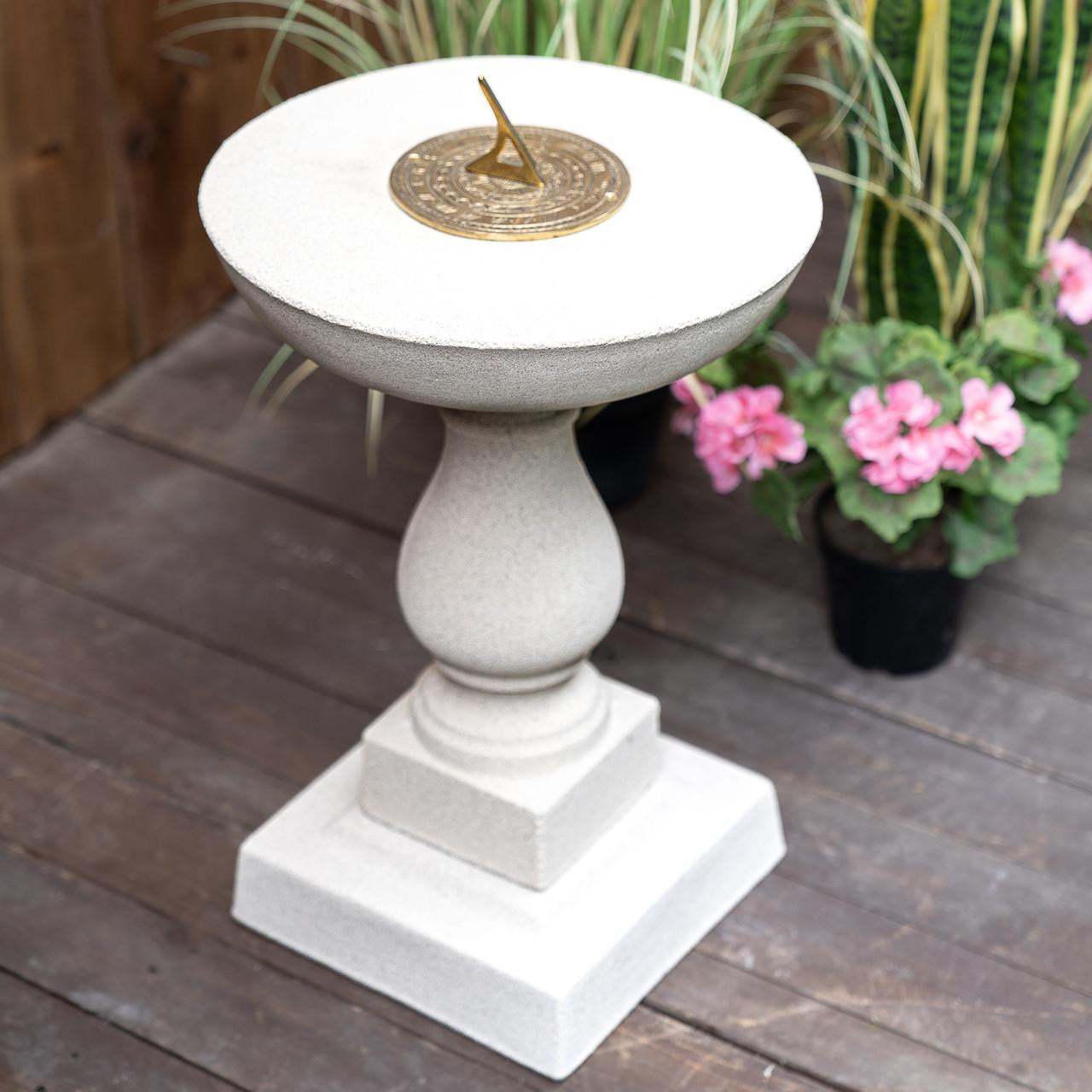 Short Classic Sandstone Sundial