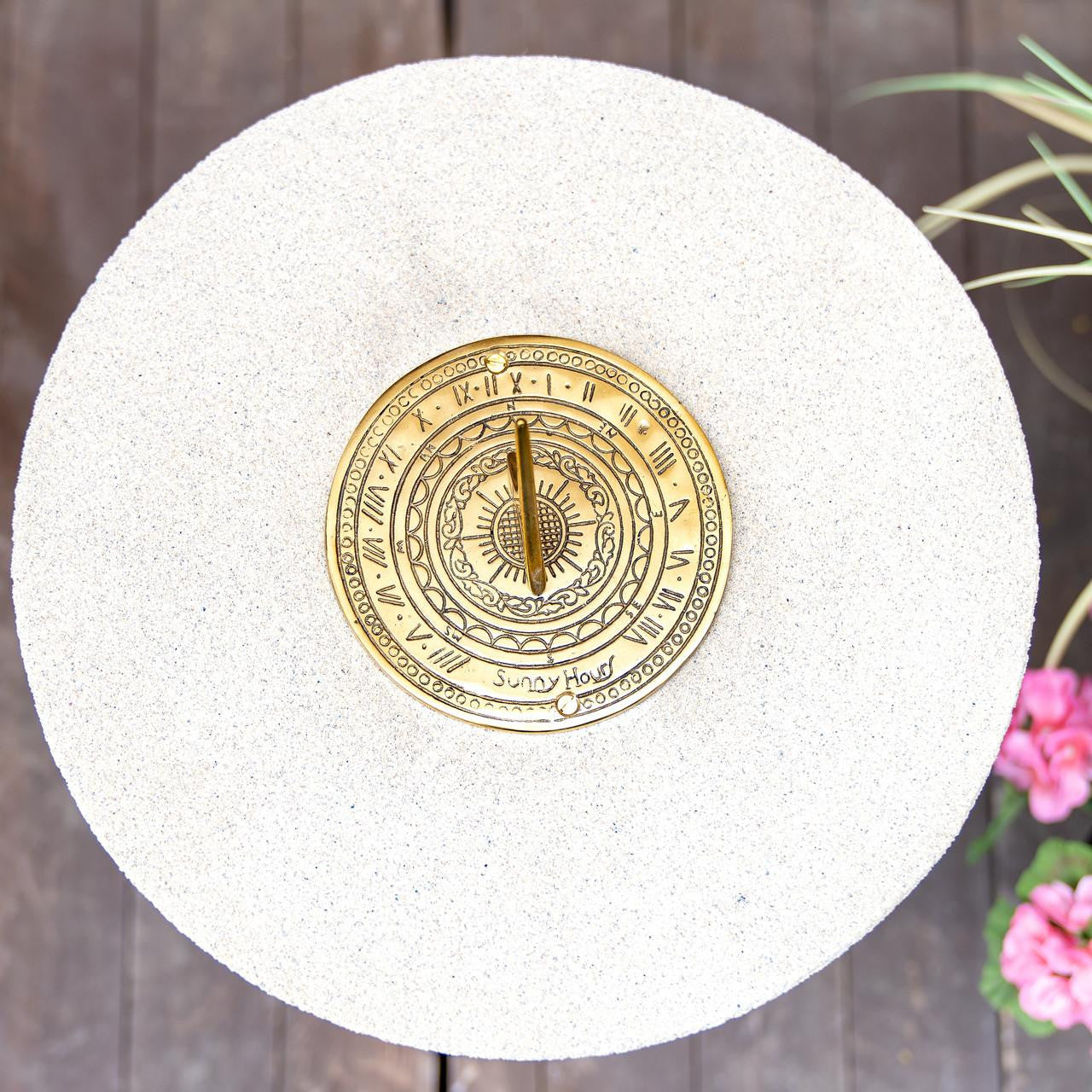 Short Classic Sandstone Sundial
