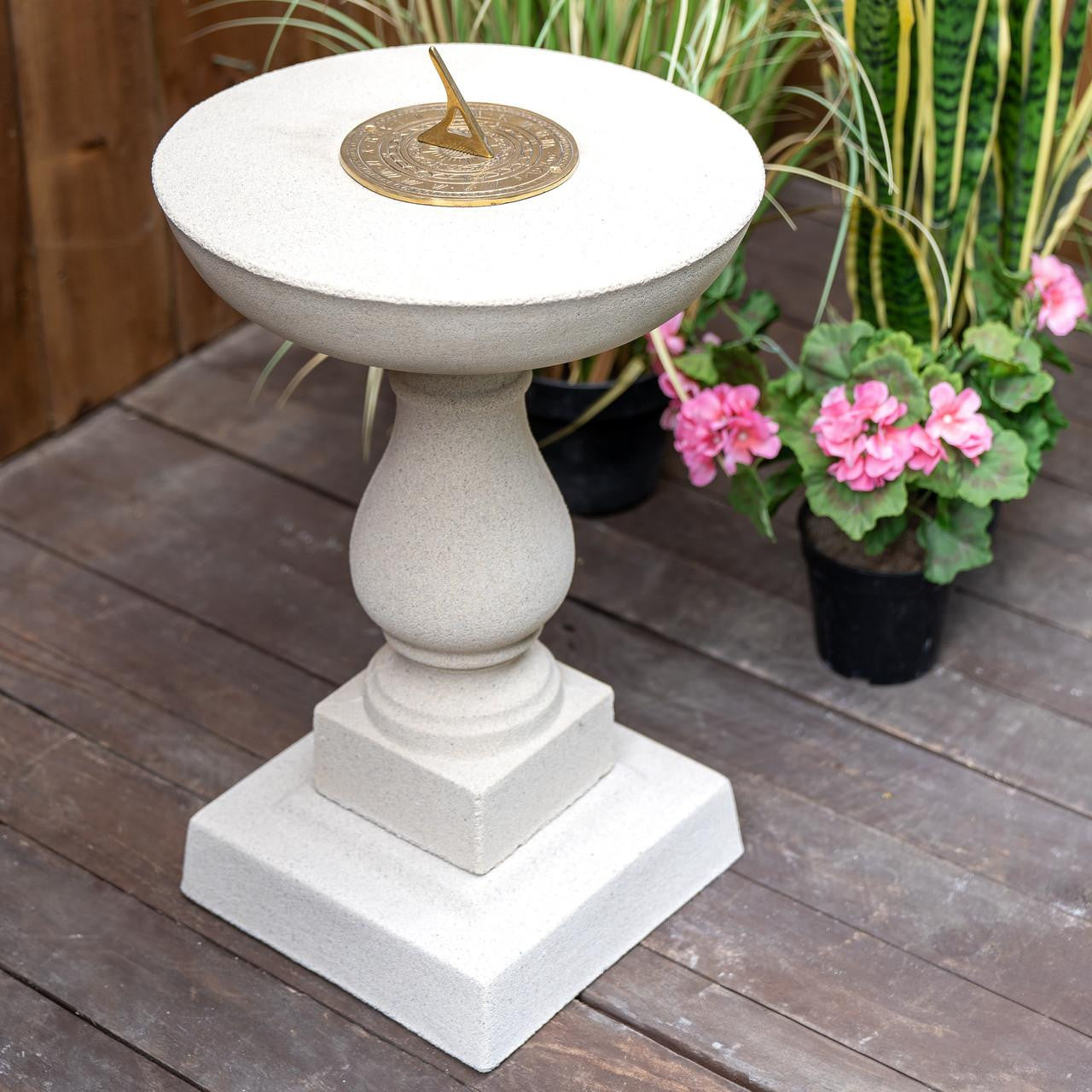 Short Classic Sandstone Sundial