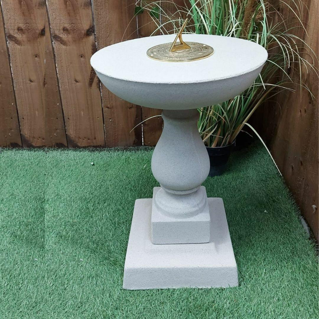 Short Classic Sandstone Sundial