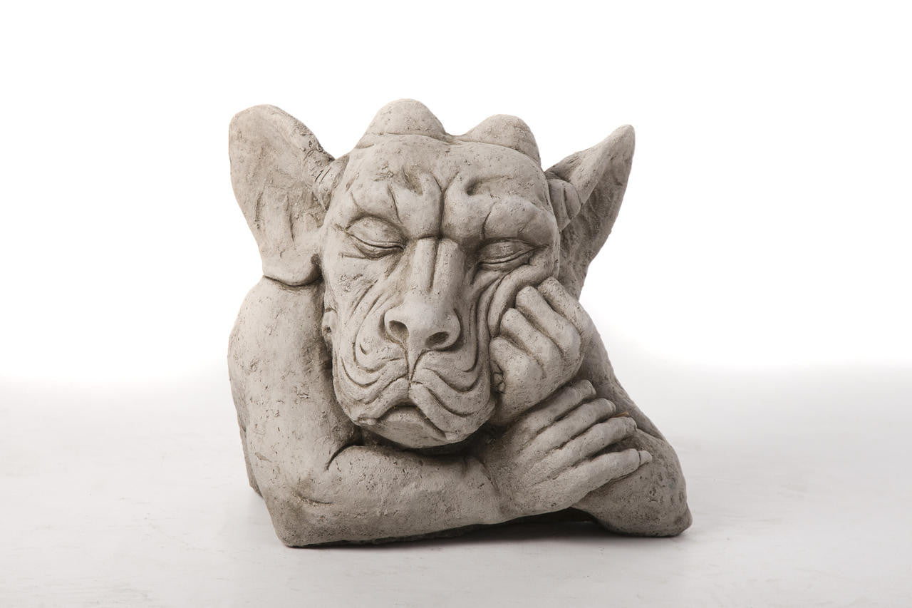 Single Sleepy Gargoyle Garden Statue
