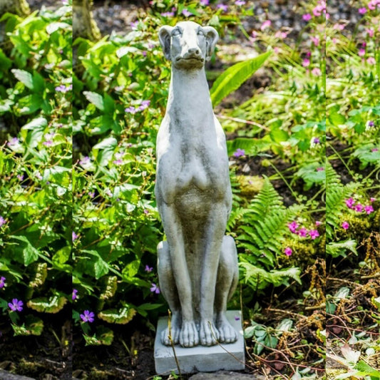 Single Whippet Dog Statue