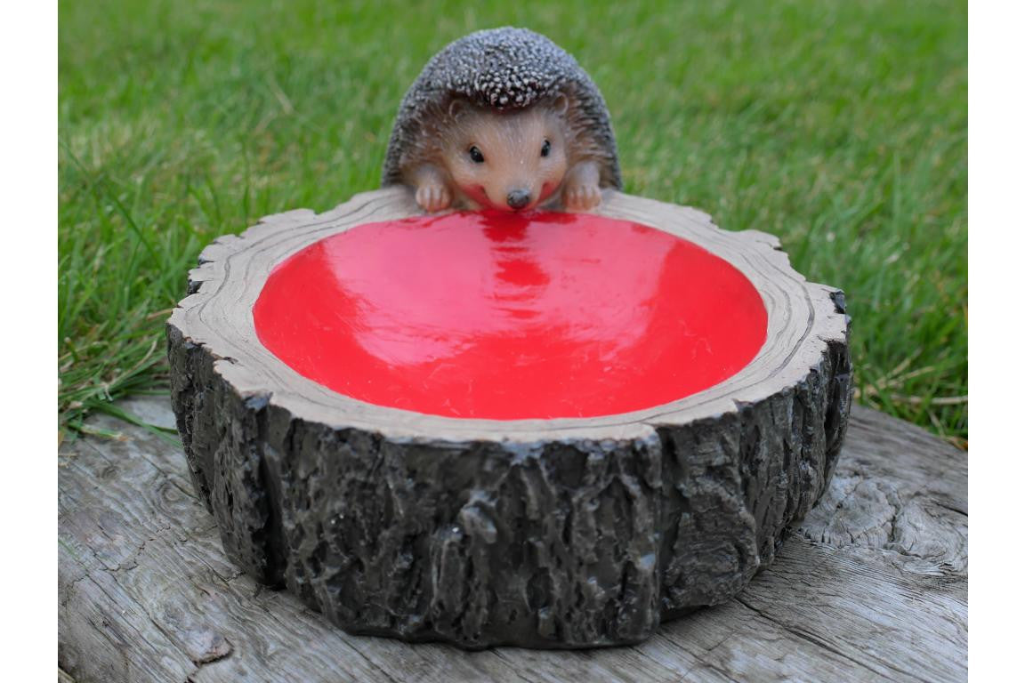 Small Adorable Hedgehog Bird Feeder