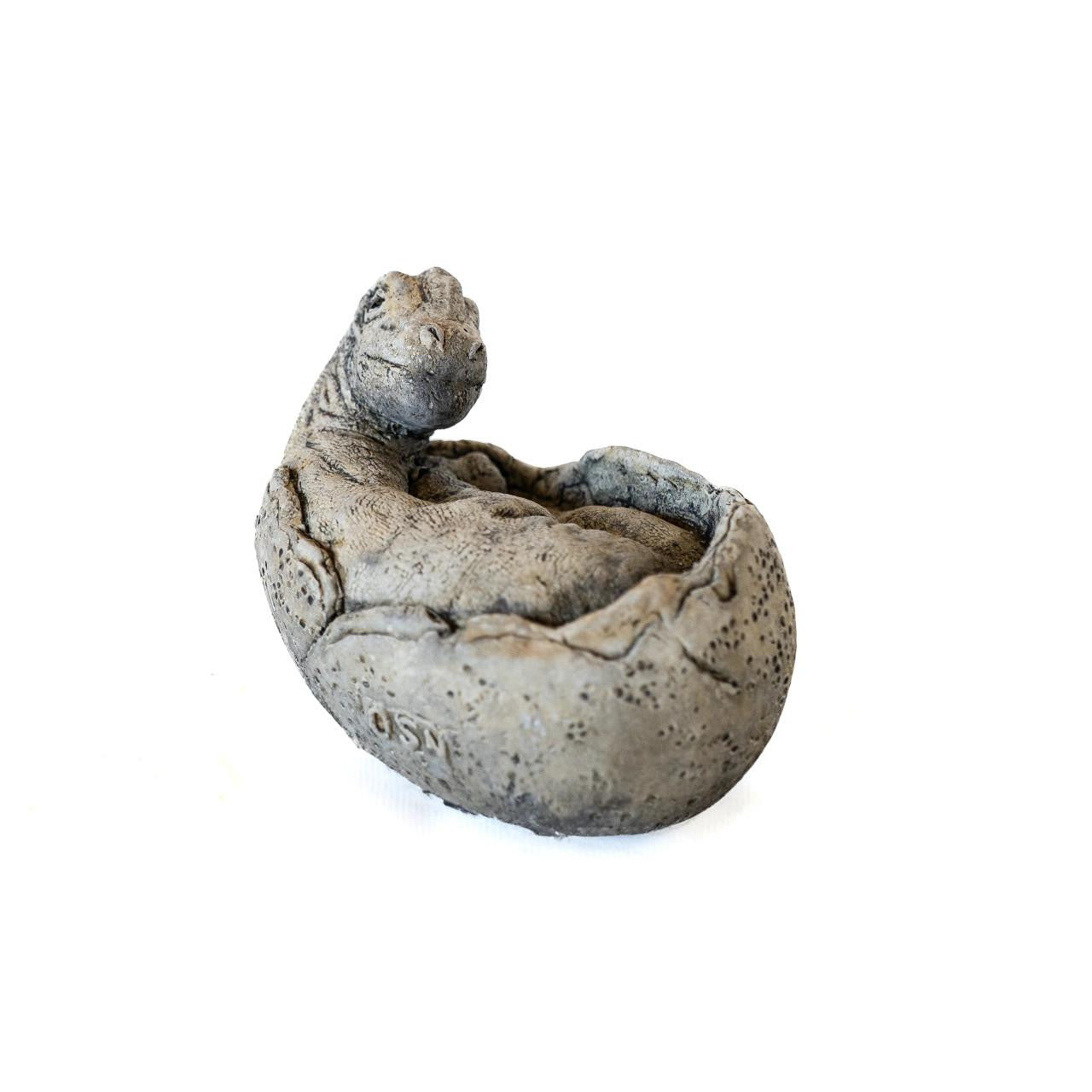 Small Brontosaurus Stone Cast Garden Sculpture Dinosaur Animal Statue