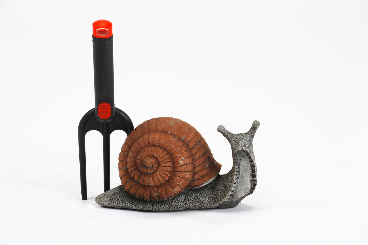 Small Stone Cast Snail Garden Ornament