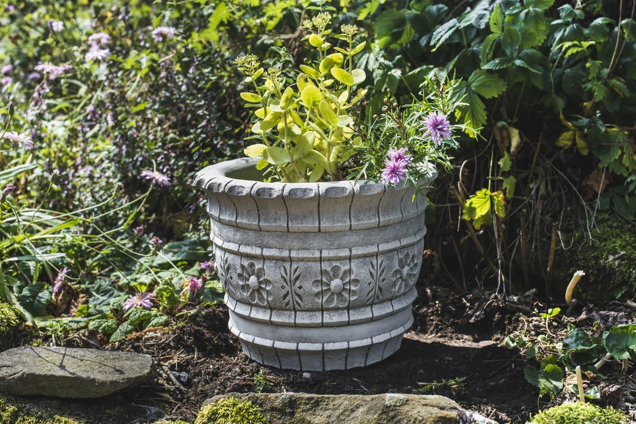 Pair of Stone Cast Large Westland Garden Planter Pot