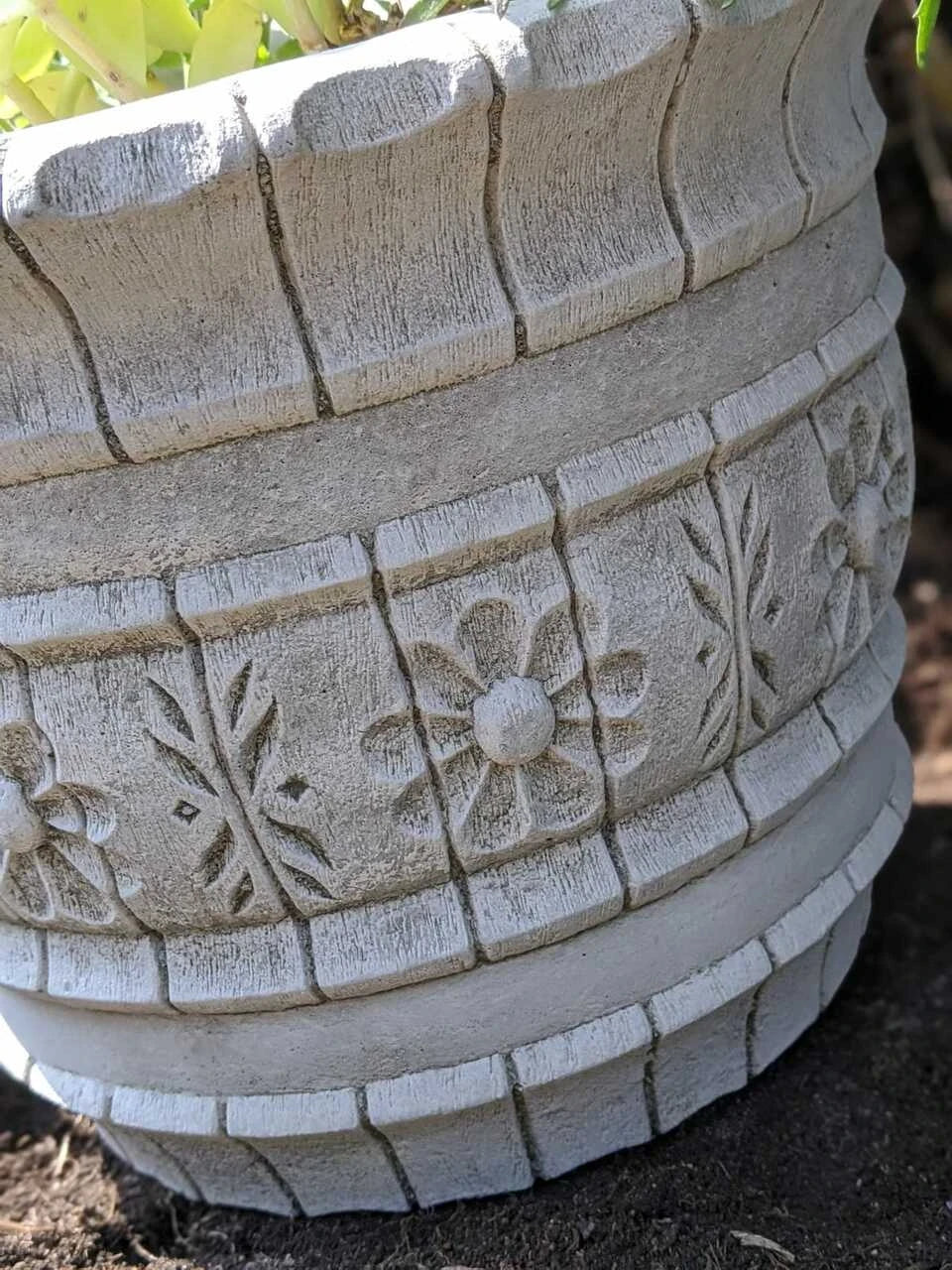 Pair of Stone Cast Large Westland Garden Planter Pot