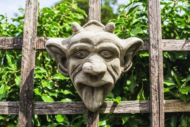 Stone Cast Gargoyle Wall Plaque